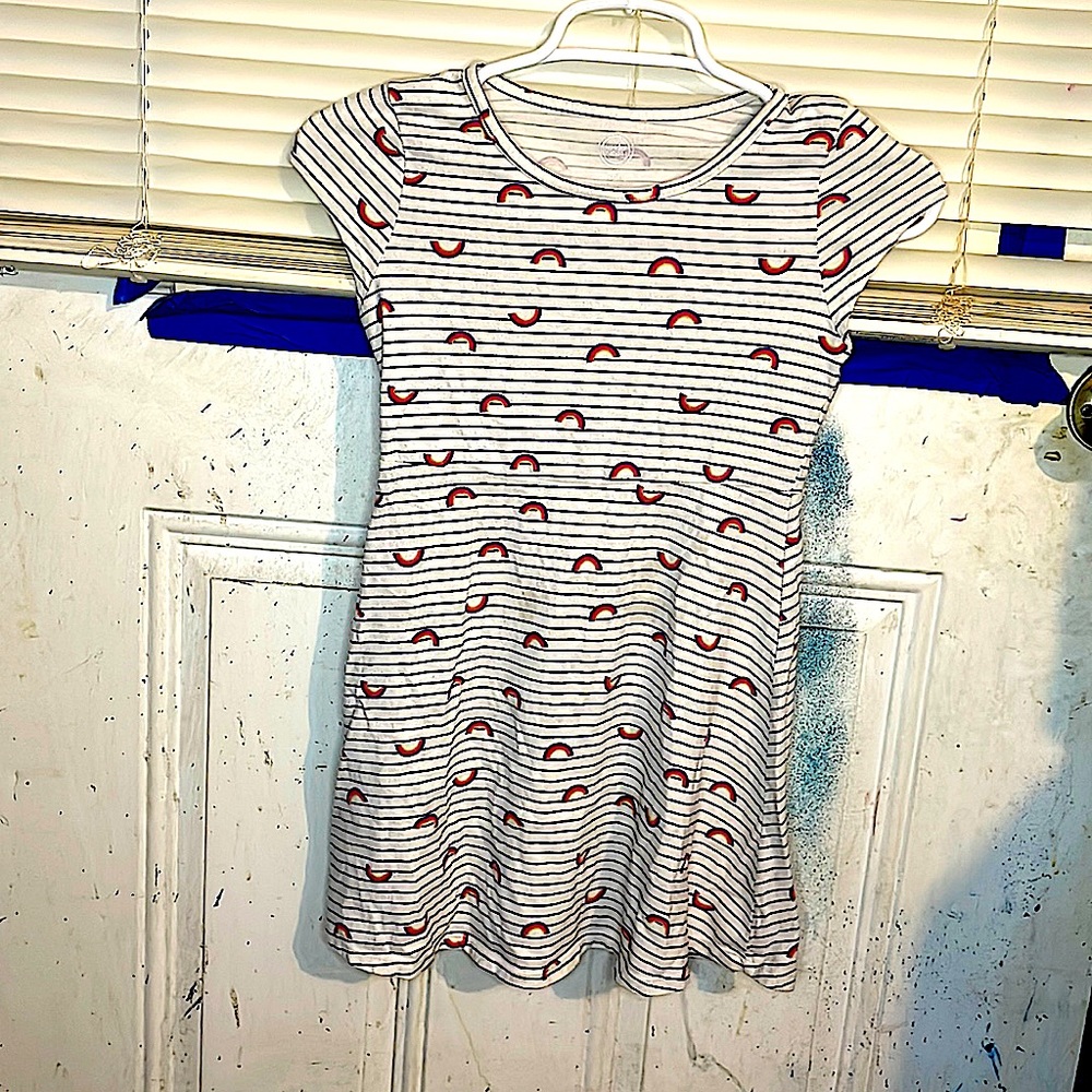Rainbow Striped Dress